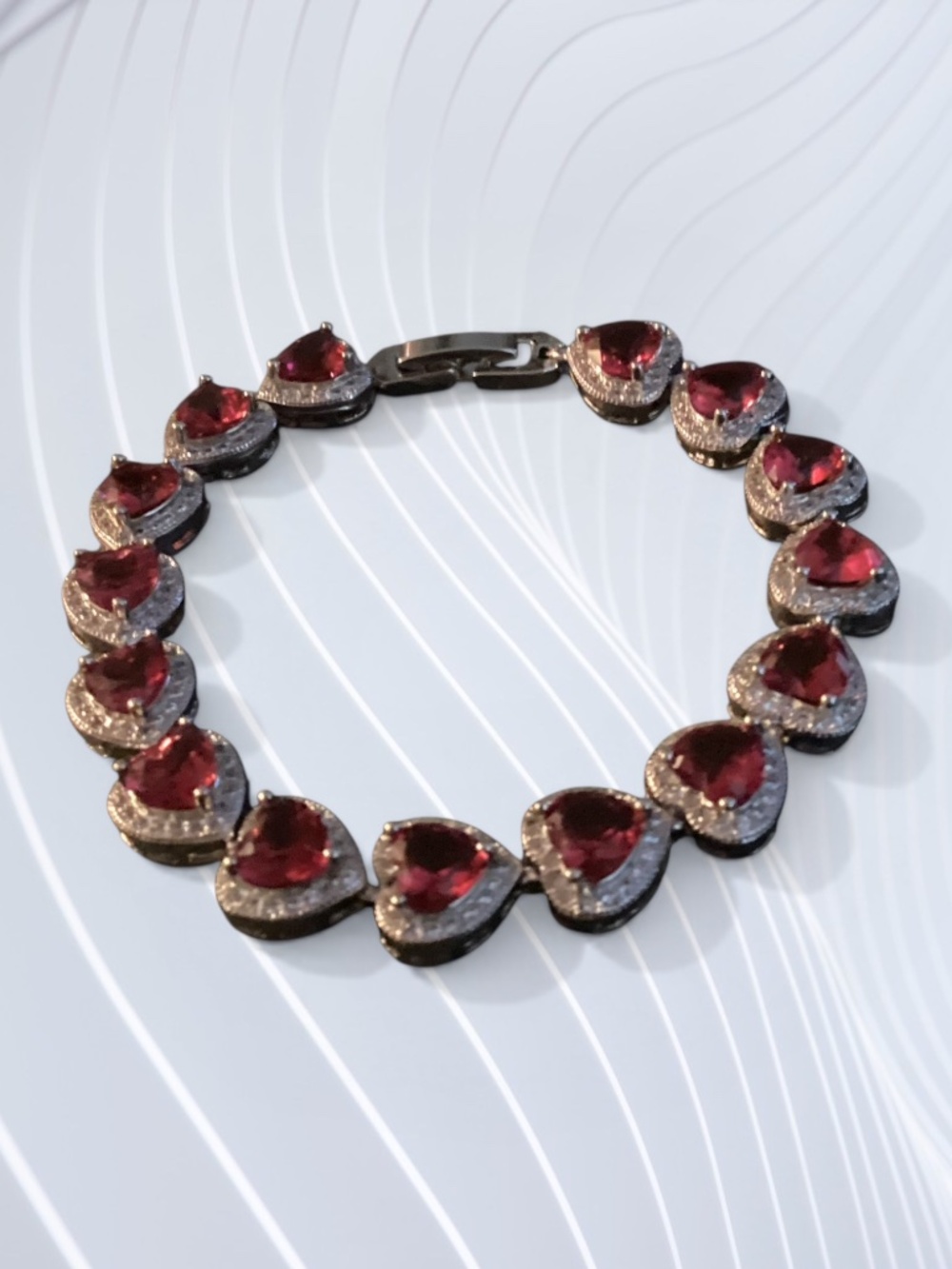 Silver-Tone Sweetheart Bracelet